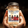 Family Is Not An Important Thing, It’s Everything - Family Personalized Custom Mason Jar Light - Gift For Siblings, Brothers, Sisters