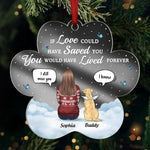 You Were My Favorite Hello - Memorial Personalized Custom Mirrored Acrylic Ornament - Sympathy Gift, Christmas Gift For Pet Owners, Pet Lovers