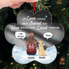 You Were My Favorite Hello - Memorial Personalized Custom Mirrored Acrylic Ornament - Sympathy Gift, Christmas Gift For Pet Owners, Pet Lovers
