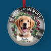 Custom Photo In Loving Memory- Memorial Personalized Custom Mirrored Acrylic Ornament - Sympathy Gift, Christmas Gift For Pet Owners, Pet Lovers
