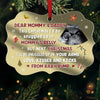 Custom Photo Sweetest Little Present Under The Tree - Family Personalized Custom Mirrored Acrylic Ornament - Christmas Gift For Baby Kids, Newborn Baby