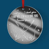 Loved You Then, Love You Still - Couple Personalized Custom Mirrored Acrylic Ornament - Christmas Gift For Husband Wife, Anniversary