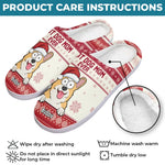 Custom Name Christmas Dog Mom Gifts - Personalized Fluffy Slipper