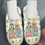 Christmas Is All About Love, And Our Pets Bring Us So Much Joy - Dog & Cat Personalized Custom Fluffy Slippers - Christmas Gift For Pet Owners, Pet Lovers