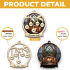 The Warmth Of Family Is The True Spirit Of Christmas - Family Personalized Window Hanging Suncatcher - Christmas Gift For Family Members