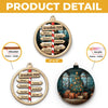 The Best Of All Gifts Around Any Christmas Tree - Family Personalized Window Hanging Suncatcher - Christmas Gift For Family Members