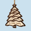 Family Makes Christmas Complete - Family Personalized Custom Shaped 2 Layered Wood Christmas Ornament - Christmas Gift For Family Members
