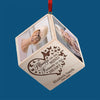 Custom Photo Always On My Mind - Memorial Personalized Custom Wooden Cube Ornament - Sympathy Gift, Christmas Gift For Family Members