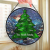 Merry Everything And Happy Always - Family Personalized Custom Stained Glass Window Hanging Suncatcher - Christmas Gift For Family Members