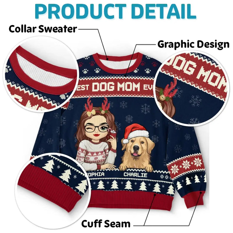 Have Yourself A Furry Little Christmas - Dog & Cat Personalized Custom Ugly Sweatshirt - Unisex Wool Jumper - Christmas Gift For Pet Owners, Pet Lovers