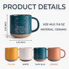 True Friendship Knows No Distance Here - Bestie Personalized Custom Pottery Mug - Gift For Best Friends, BFF, Sisters