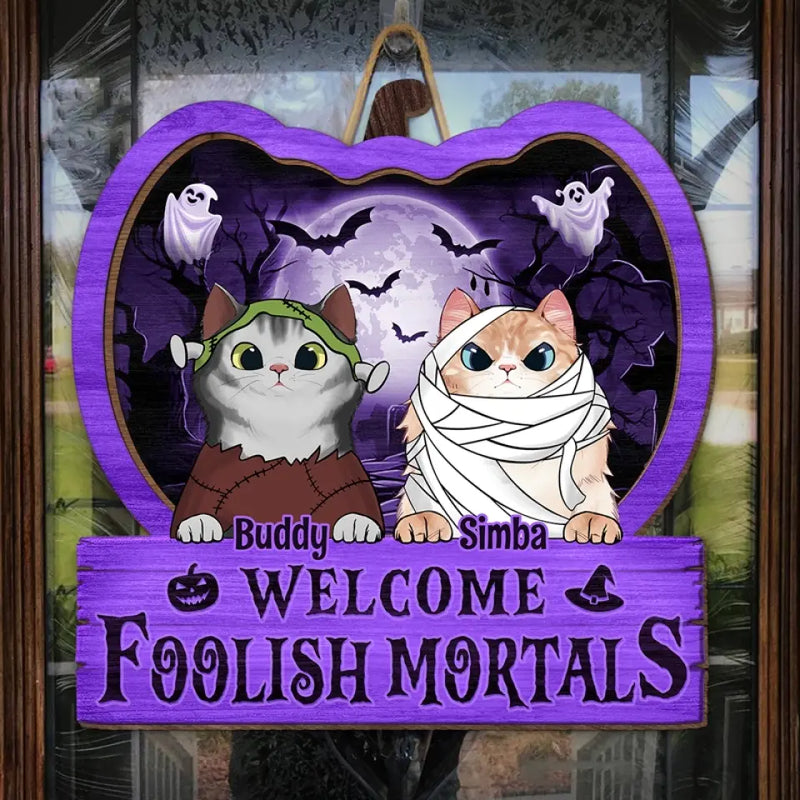 Witch Better Have My Treats - Cat Personalized Custom Home Decor Wood Sign - Halloween Gift For Pet Owners, Pet Lovers