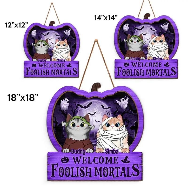 Witch Better Have My Treats - Cat Personalized Custom Home Decor Wood Sign - Halloween Gift For Pet Owners, Pet Lovers