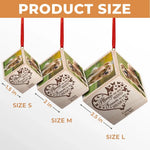 Custom Pet Photo Memorial Gifts for Dog Lovers - Personalized Cube Ornament