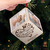 Custom Photo Always On My Mind - Memorial Personalized Custom Wooden Cube Ornament - Sympathy Gift, Christmas Gift For Family Members