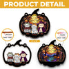 This Halloween, My Cat And I Are The Purr-Fect Pair! - Dog & Cat Personalized Window Hanging Suncatcher Ornament - Halloween Gift For Pet Owners, Pet Lovers