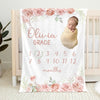Custom Photo A New Baby Marks The Beginnings Of All Things - Family Personalized Custom Baby Blanket - Gift For Baby Kids, Newborn Baby