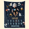 Custom Photo A Warm Hug That Wraps You In Love And Comfort - Family Personalized Custom Baby Blanket - Gift For Baby Kids, Newborn Baby