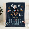 Custom Photo A Warm Hug That Wraps You In Love And Comfort - Family Personalized Custom Baby Blanket - Gift For Baby Kids, Newborn Baby