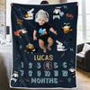 Custom Photo A Warm Hug That Wraps You In Love And Comfort - Family Personalized Custom Baby Blanket - Gift For Baby Kids, Newborn Baby