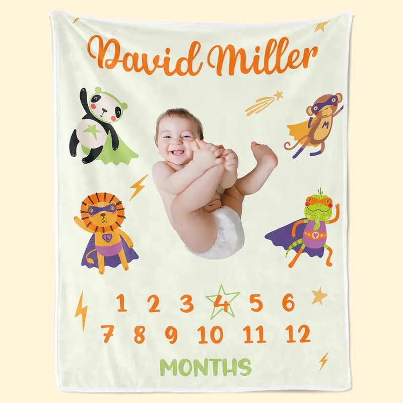 Custom Photo A Cozy Blanket Makes Every Nap A Little Sweeter - Family Personalized Custom Baby Blanket - Gift For Baby Kids, Newborn Baby