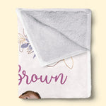 Custom Name Baby Milestone Gifts - Personalized Blanket