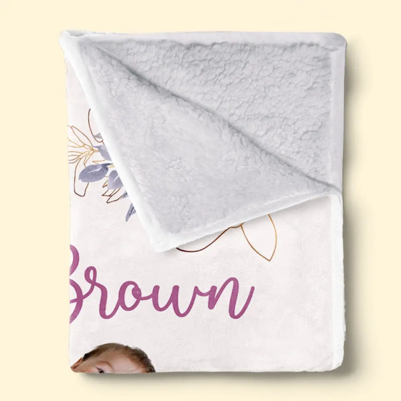 Custom Photo Like Stars Are To The Sky, So Are The Baby To Our World - Family Personalized Custom Baby Blanket - Gift For Baby Kids, Newborn Baby