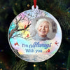 Custom Photo Until We Meet Again - Memorial Personalized Custom Hologram Ornament - Sympathy Gift, Christmas Gift For Family Members
