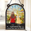 Some Bonds Can Never Be Broken - Memorial Personalized Window Hanging Suncatcher - Sympathy Gift For Pet Owners, Pet Lovers