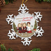 Friends Are The True Gifts Of Christmas - Bestie Personalized Custom Ornament - Metal Custom Shaped - Christmas Gift For Best Friends, BFF, Sisters