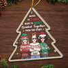 Friendship Is A Journey Full Of Memories - Bestie Personalized Custom Ornament - Acrylic Custom Shaped - Christmas Gift For Best Friends, BFF, Sisters