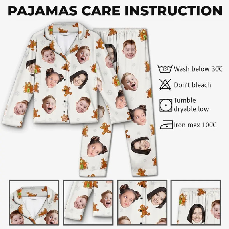 Custom Photo Christmas Is A Togethery Sort Of Holiday - Family Personalized Custom Pajamas - Christmas Gift For Family Members