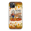 Grandma's Love Is The Heart Of Our Family - Family Personalized Custom Clear Phone Case - Autumn Fall Gift For Grandma