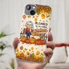 Grandma's Love Is The Heart Of Our Family - Family Personalized Custom Clear Phone Case - Autumn Fall Gift For Grandma