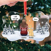 Forever Our Furry Angel - Memorial Personalized Custom Benelux Glass Ornament - Sympathy Gift, Christmas Gift For Pet Owners, Pet Lovers