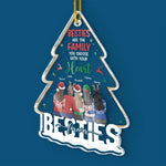 Custom Name Bestie Christmas Gifts for Women - Personalized Ornament