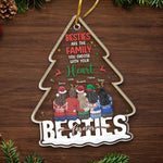 Custom Name Bestie Christmas Gifts for Women - Personalized Ornament