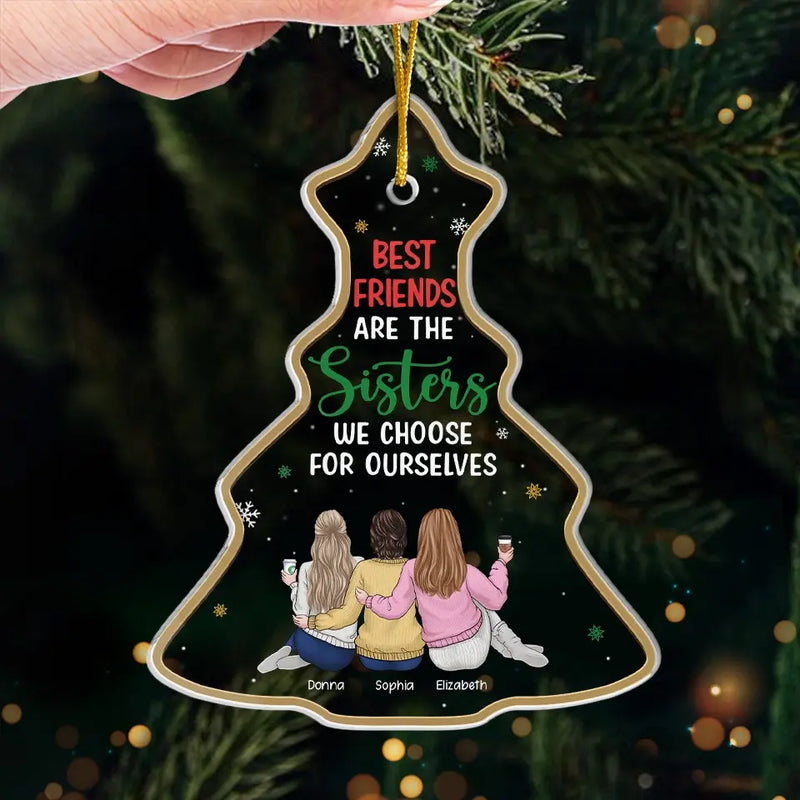 Our Memories Are Countless - Bestie Personalized Custom Ornament - Acrylic Custom Shaped - Christmas Gift For Best Friends, BFF, Sisters