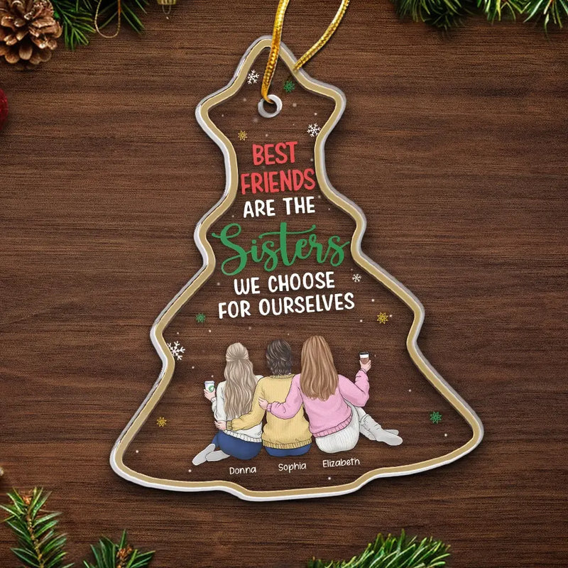 Our Memories Are Countless - Bestie Personalized Custom Ornament - Acrylic Custom Shaped - Christmas Gift For Best Friends, BFF, Sisters