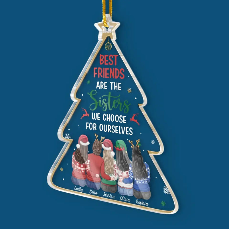 Our Friendship Is The Greatest Gift Of All - Bestie Personalized Custom Ornament - Acrylic Custom Shaped - Christmas Gift For Best Friends, BFF, Sisters