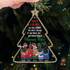 Our Friendship Is The Star On The Top Of Christmas Tree - Bestie Personalized Custom Ornament - Acrylic Custom Shaped - Christmas Gift For Best Friends, BFF, Sisters