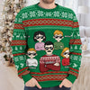Family Forever - Family Personalized Custom Ugly Sweatshirt - Unisex Wool Jumper - Christmas Gift For Family Members