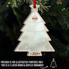 The Warmth Of Family Makes Christmas Glow - Family Personalized Custom Wood & Acrylic Ornament - Christmas Gift For Family Members