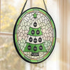 Together We Create Beautiful Memories - Family Personalized Custom Stained Glass Window Hanging Suncatcher - Christmas Gift For Family Members