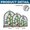 Christmas Is All About The Family! - Family Personalized Custom Wood & Acrylic Ornament - Christmas Gift For Family Members