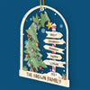 Love And Togetherness Make The Perfect Christmas - Family Personalized Custom Ornament - Acrylic Custom Shaped - Christmas Gift For Family Members