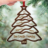 Families Are The Best Gift Of All At Christmas - Family Personalized Custom Wood & Acrylic Ornament - Christmas Gift For Family Members