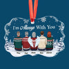 Fondly Remembered, Deeply Missed - Memorial Personalized Custom Benelux Glass Ornament - Sympathy Gift, Christmas Gift For Family Members