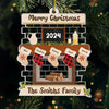 The Best Gift This Christmas Is You - Family Personalized Custom Ornament - Acrylic Custom Shaped - Christmas Gift For Family Members