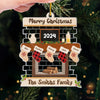 The Best Gift This Christmas Is You - Family Personalized Custom Ornament - Acrylic Custom Shaped - Christmas Gift For Family Members